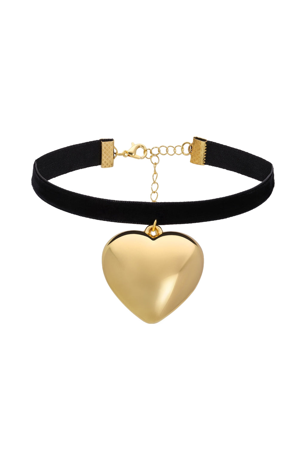 Big Heart Gold Necklace