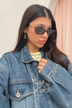 31 Tortoise Rounded Rectangle Sunnies