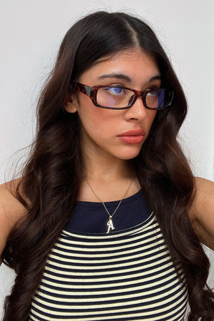 40 Tortoise Square Blue Light Glasses