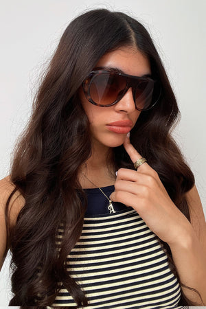 44 Tortoise with Ombre Lens Large Sunnies