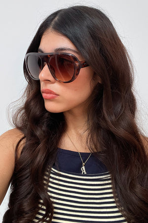 44 Tortoise with Ombre Lens Large Sunnies
