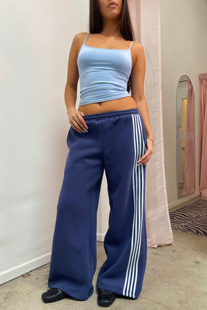 Out of Bounds Blue with Light Blue Stripe Baggy Sweatpants