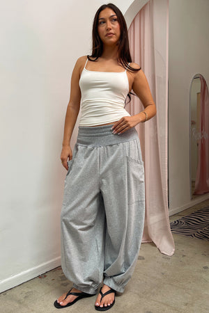 Out the Door Heather Grey Balloon Sweatpants