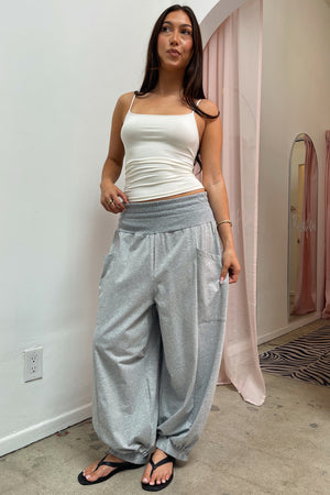 Out the Door Heather Grey Balloon Sweatpants
