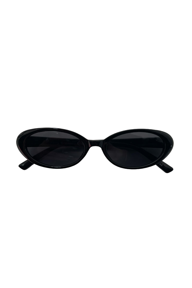 21 Black Slim Oval Sunnies