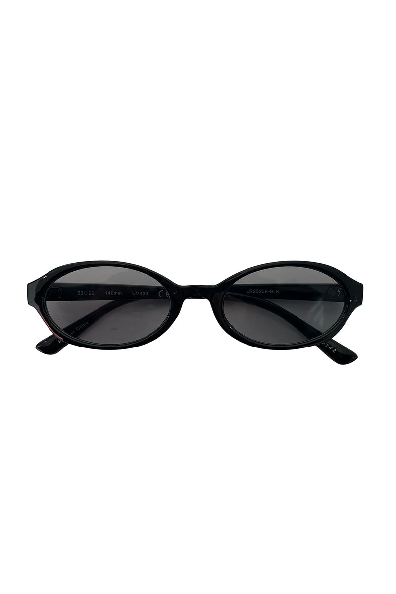 19 Black Oval Sunnies