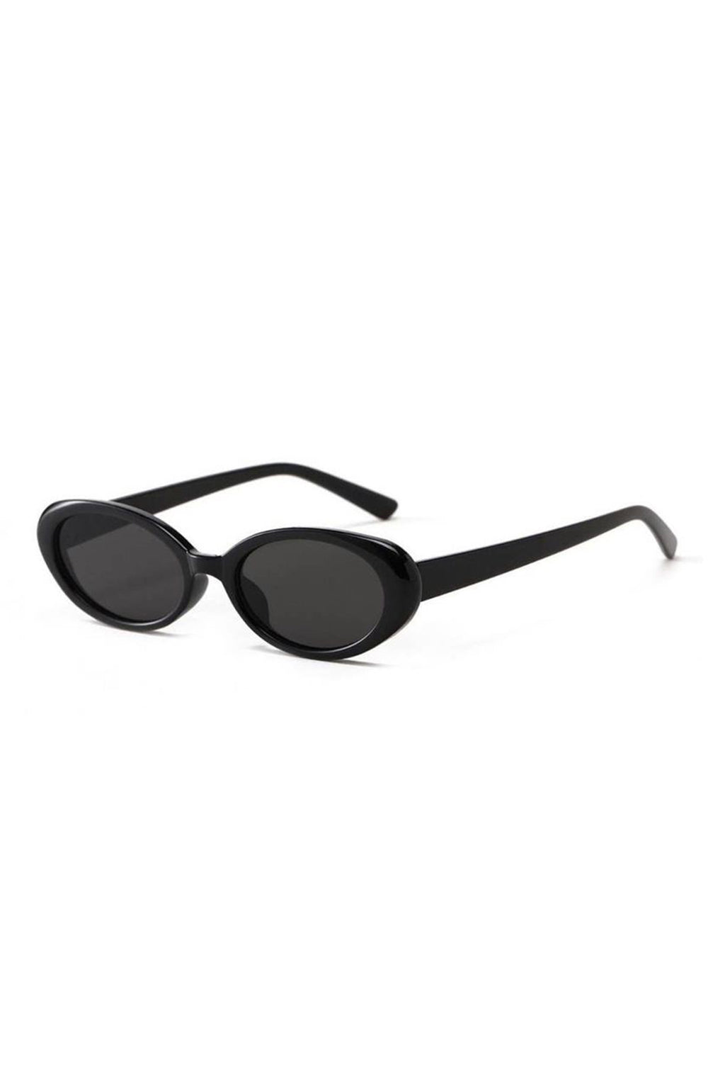 21 Black Slim Oval Sunnies