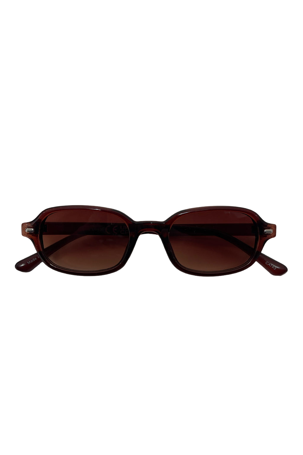 25 Brown Small Rounded Square Sunnies