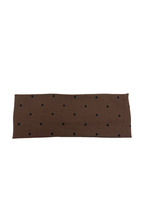All Around Brown Polka Dot Headband