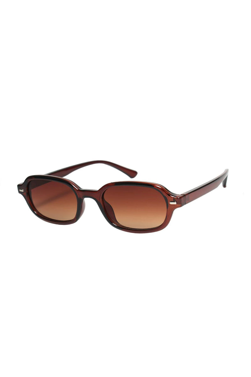 25 Brown Small Rounded Square Sunnies