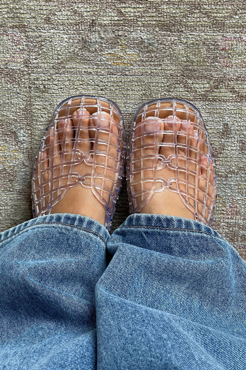 Back Again Clear Jelly Ballet Flats