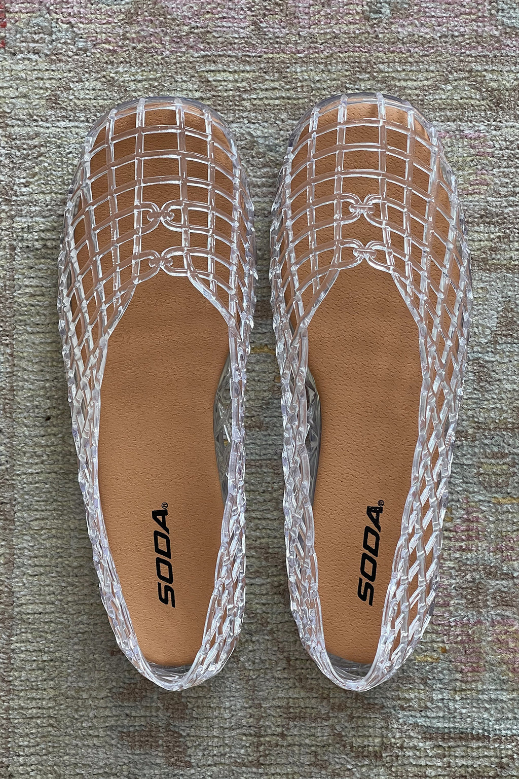 Back Again Clear Jelly Ballet Flats