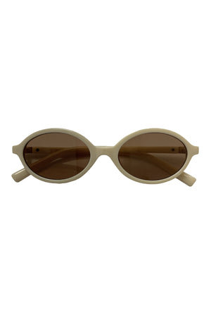 10 Cream Round Sunnies