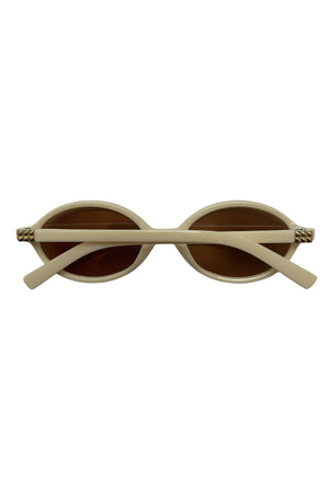 10 Cream Round Sunnies