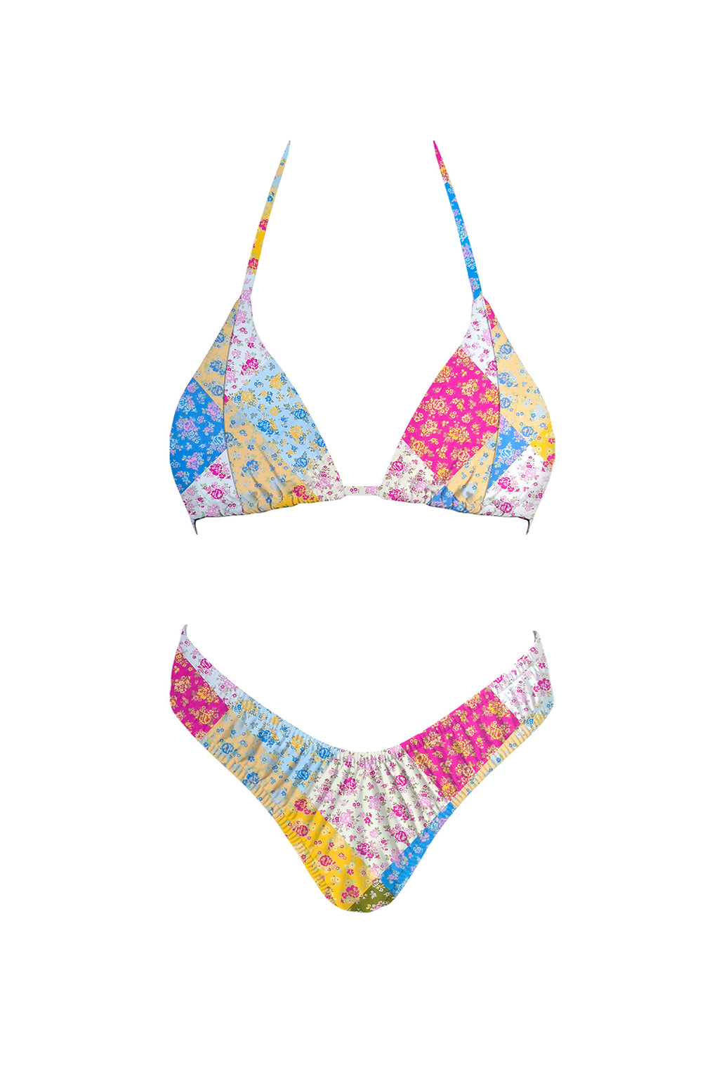 Acacia Floral Patchwork Bikini