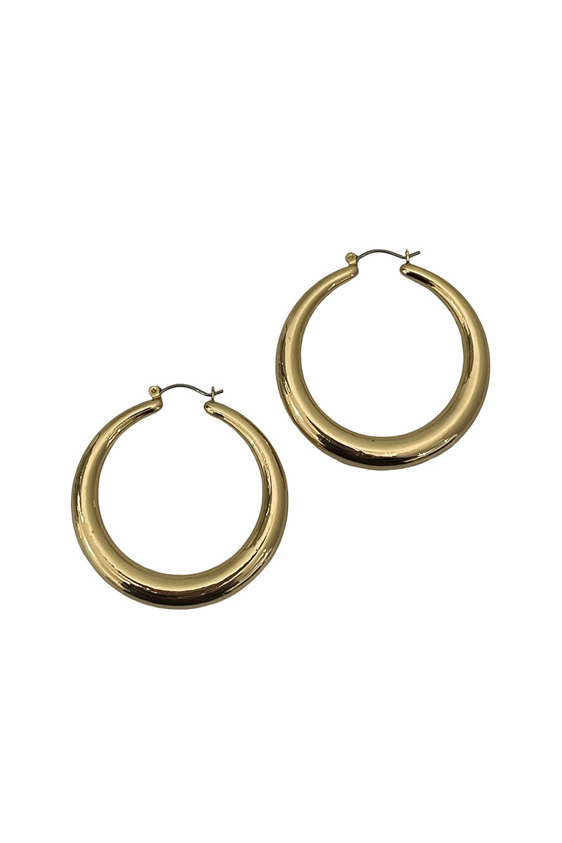 1.875" Gold Graduated Hoops