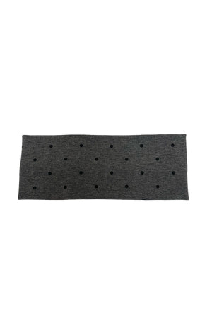 All Around Grey Polka Dot Headband