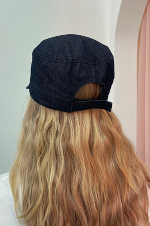 All Star Dark Denim with Cream Star Hat
