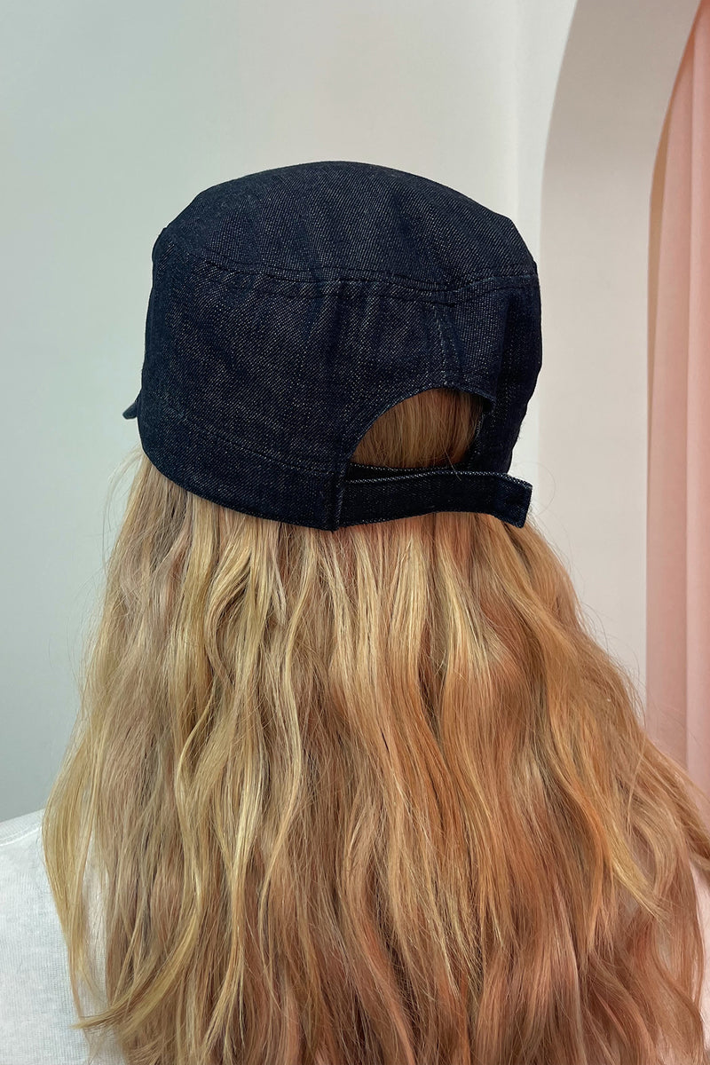 All Star Dark Denim with Cream Star Hat