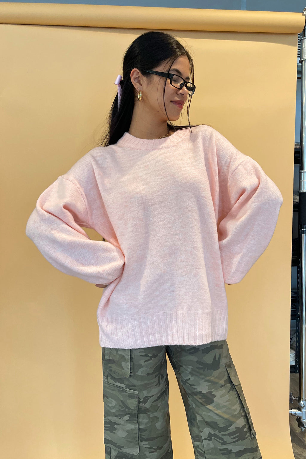 Classic Light Pink Sweater