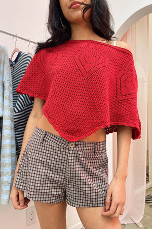 Jovie Plaid Micro Mini Shorts