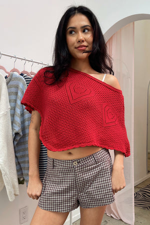 Jovie Plaid Micro Mini Shorts