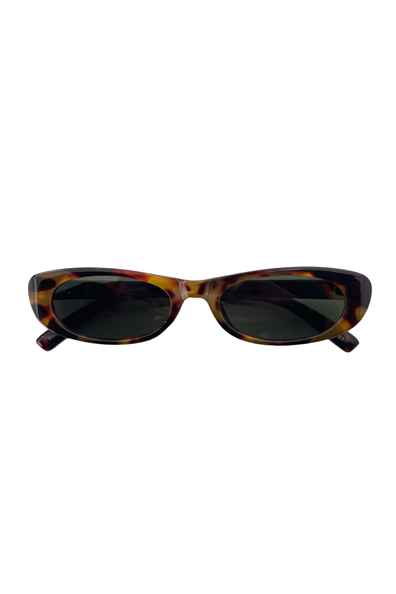 23 Tortoise Slim Retro Sunglasses