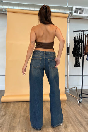 Blueprint Vintage Denim Baggy Wide Leg Jeans