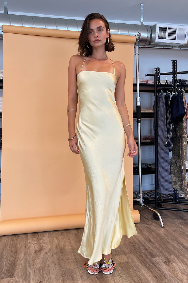 Tuscan Sun Yellow Maxi Dress