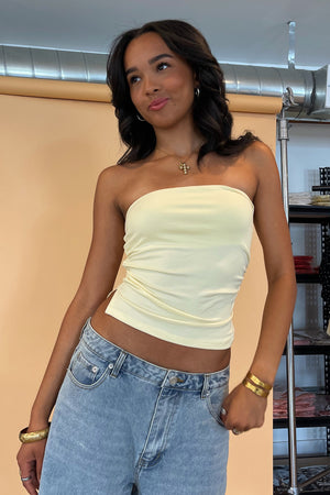 Vital Yellow Tube Top