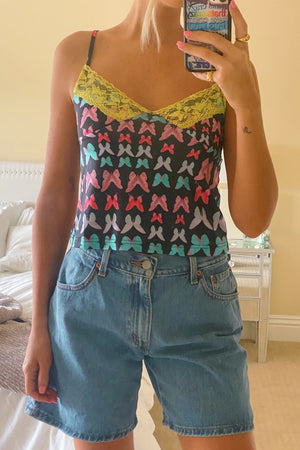 Metamorphosis Black and Lime Butterfly Tank